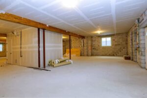 unfinished basement remodel project needed