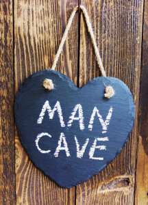 Man Cave Basement Finish Copper Leaf