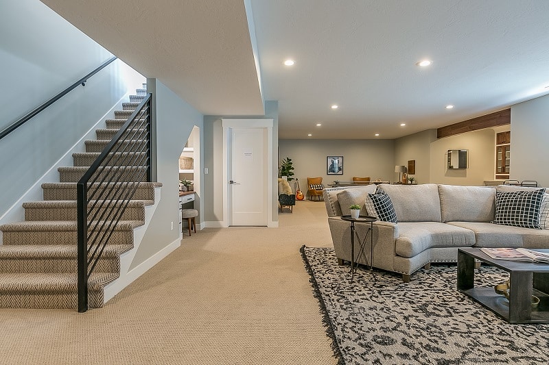 Wood Tones Basement Finishing Forest Trace